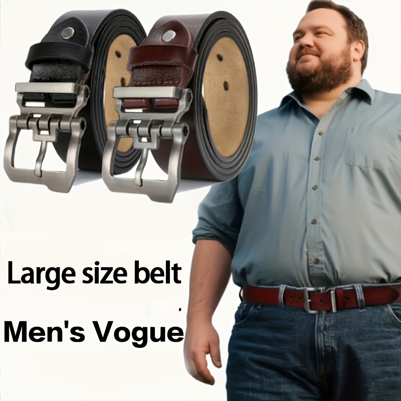 Men'S Formal Wear Belt - 110-165cm Büyük Beden Erkek Hakiki Deri