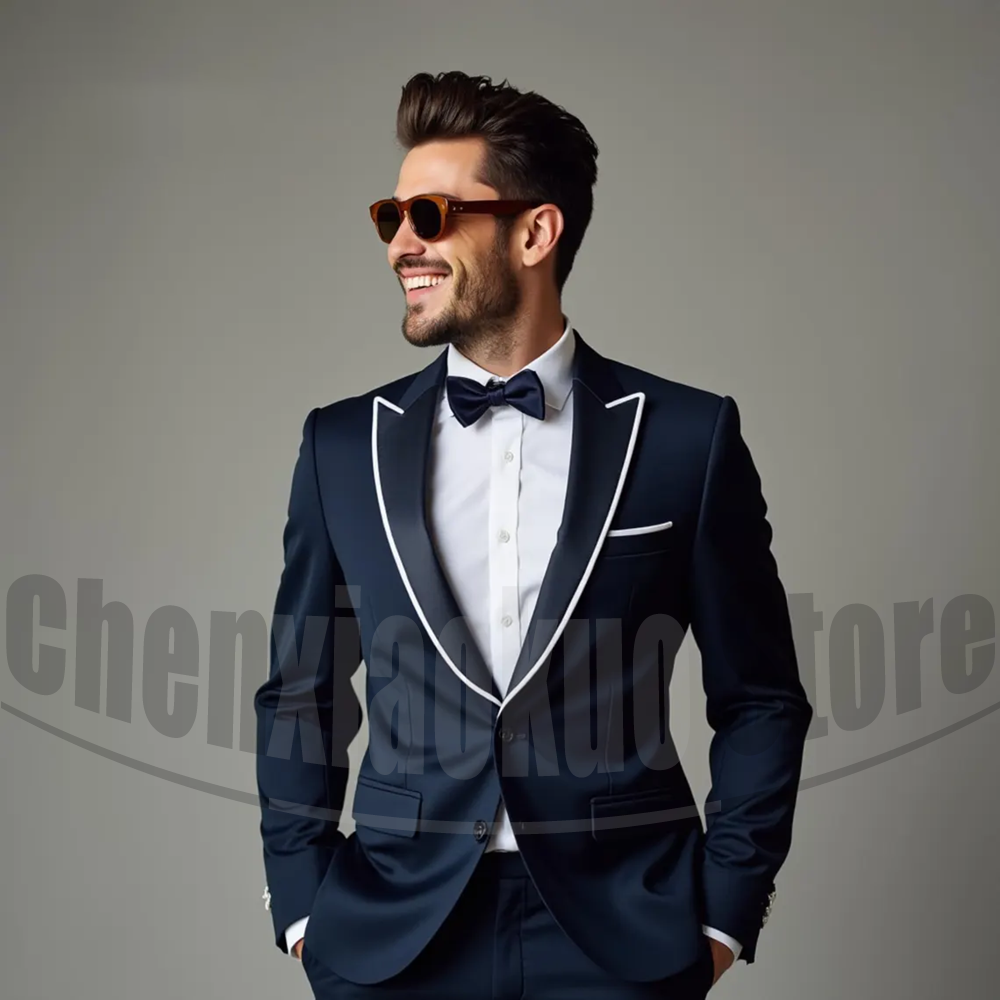 Men Formal Wear 2025 - Erkek Takım Elbise Moda Tepe Yaka