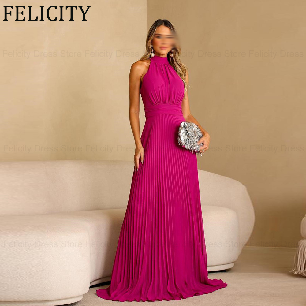 Men'S Formal Wear For Wedding Guest - FELICITY Şifon Zarif Gelin Annesi Elbiseleri
