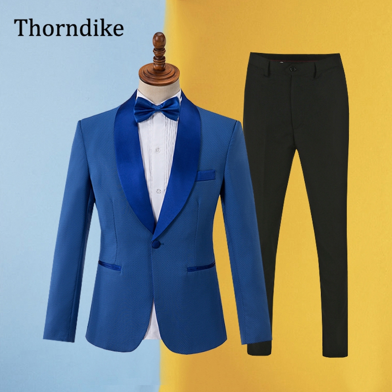 Men Formal Wear 2025 - Gwenhwyfar Mavi Takım Elbise Erkekler 2025