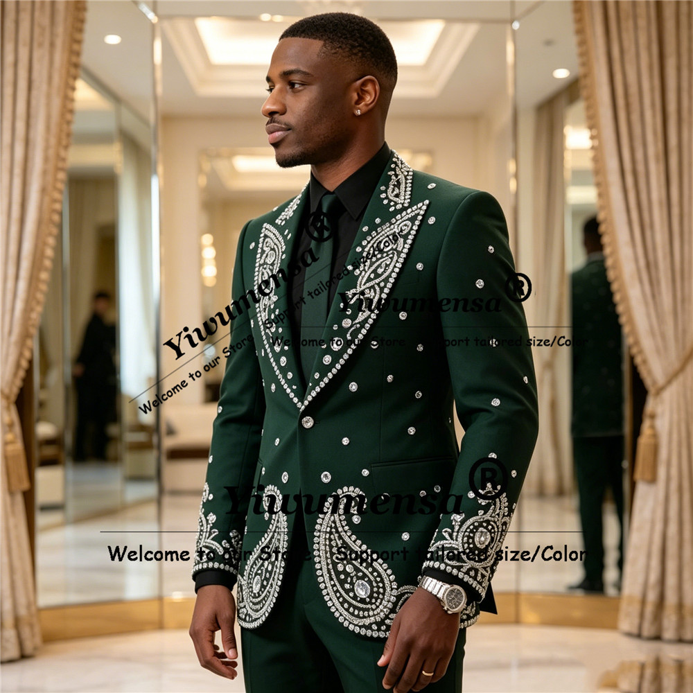 Işıltılı Takı Taşlar Süs Takım - Men'S Formal Wear Jewelry incelemesi ve fiyatı