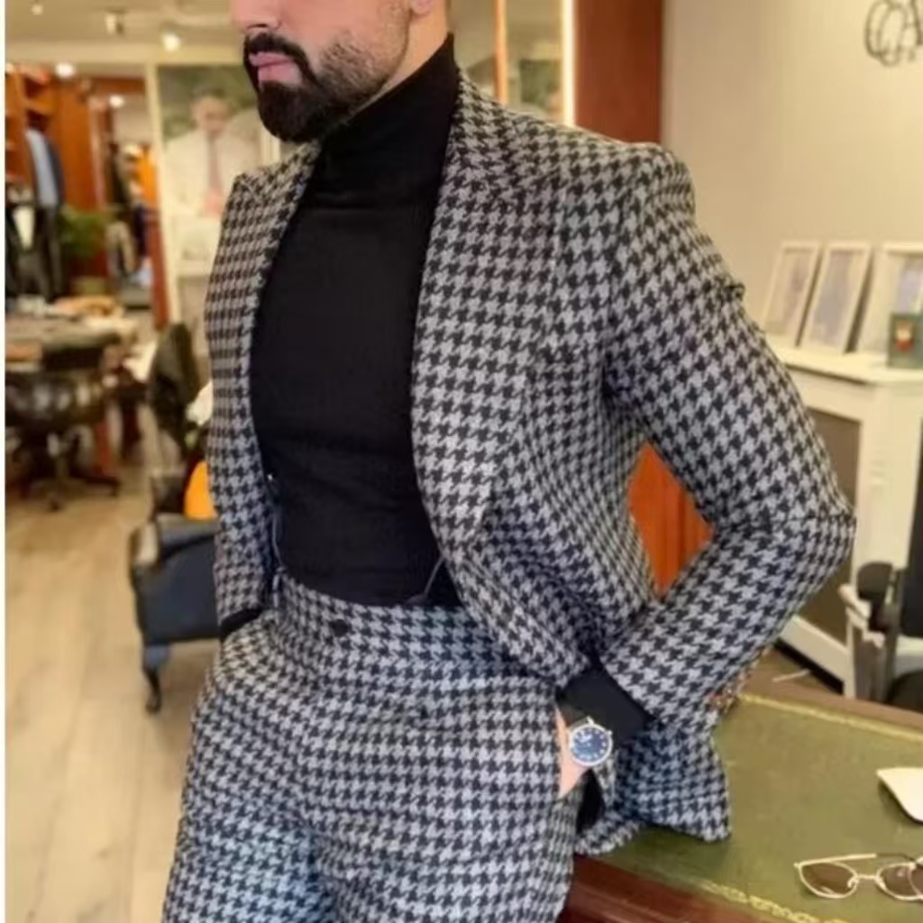 Balıksırtı Desenli Vintage Erk - Men'S Vintage Formal Wear incelemesi ve fiyatı