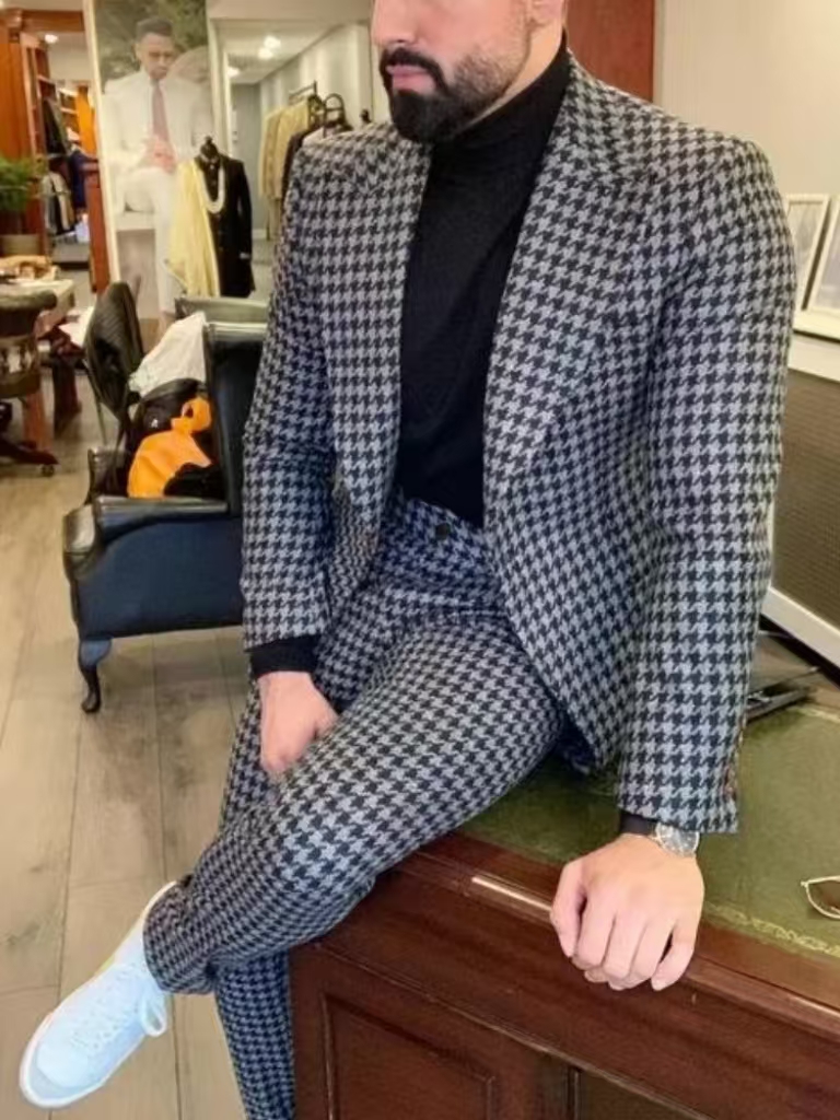 Balıksırtı Desenli Vintage Erk - Men'S Vintage Formal Wear incelemesi ve fiyatı