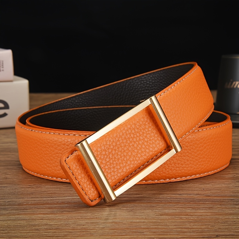 Benzersiz Kare Tokalı Unisex K - Men'S Formal Wear Belt incelemesi ve fiyatı