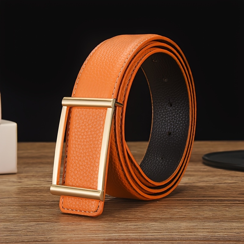 Benzersiz Kare Tokalı Unisex K - Men'S Formal Wear Belt incelemesi ve fiyatı