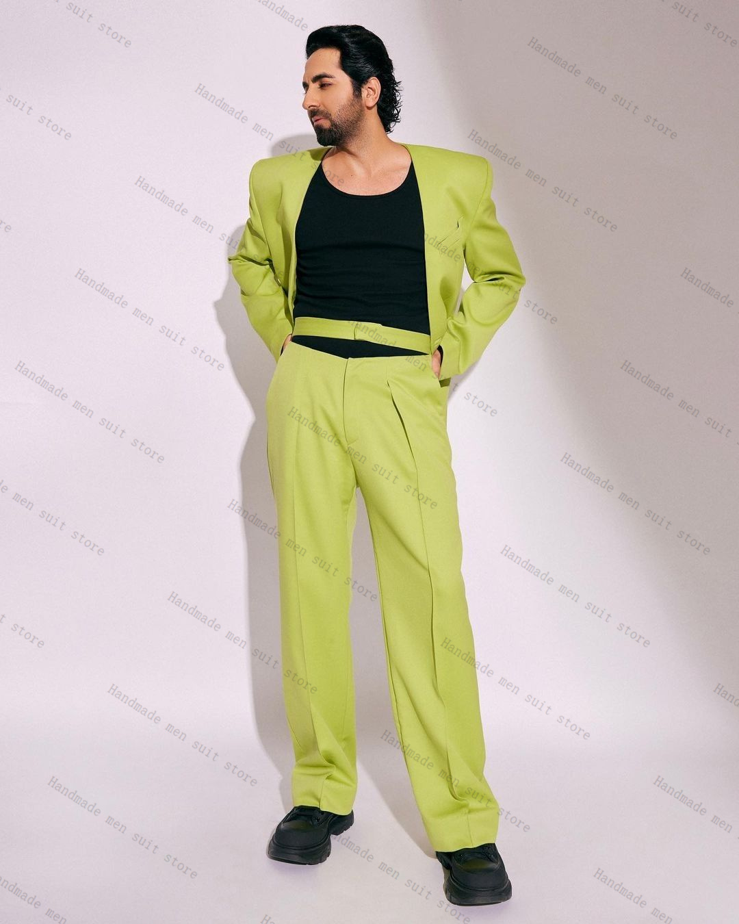 Moda Yeşil Erkek Takım Elbise  - Men'S Formal Wear For Wedding Guest incelemesi ve fiyatı