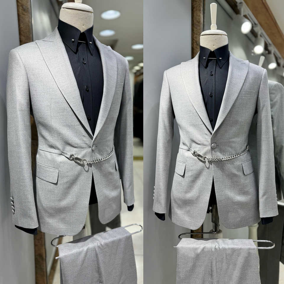 Günlük Erkek Takımları 3 Parça - Men'S Formal Wear Belt incelemesi ve fiyatı
