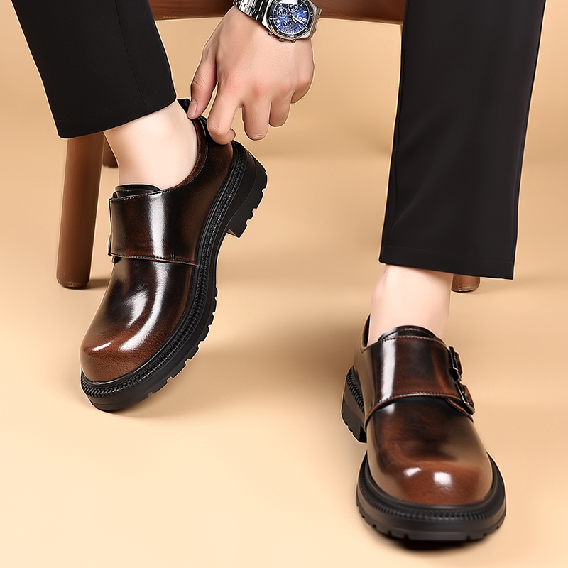 Retro Kahverengi erkek Deri Ra - High End Men'S Formal Wear incelemesi ve fiyatı
