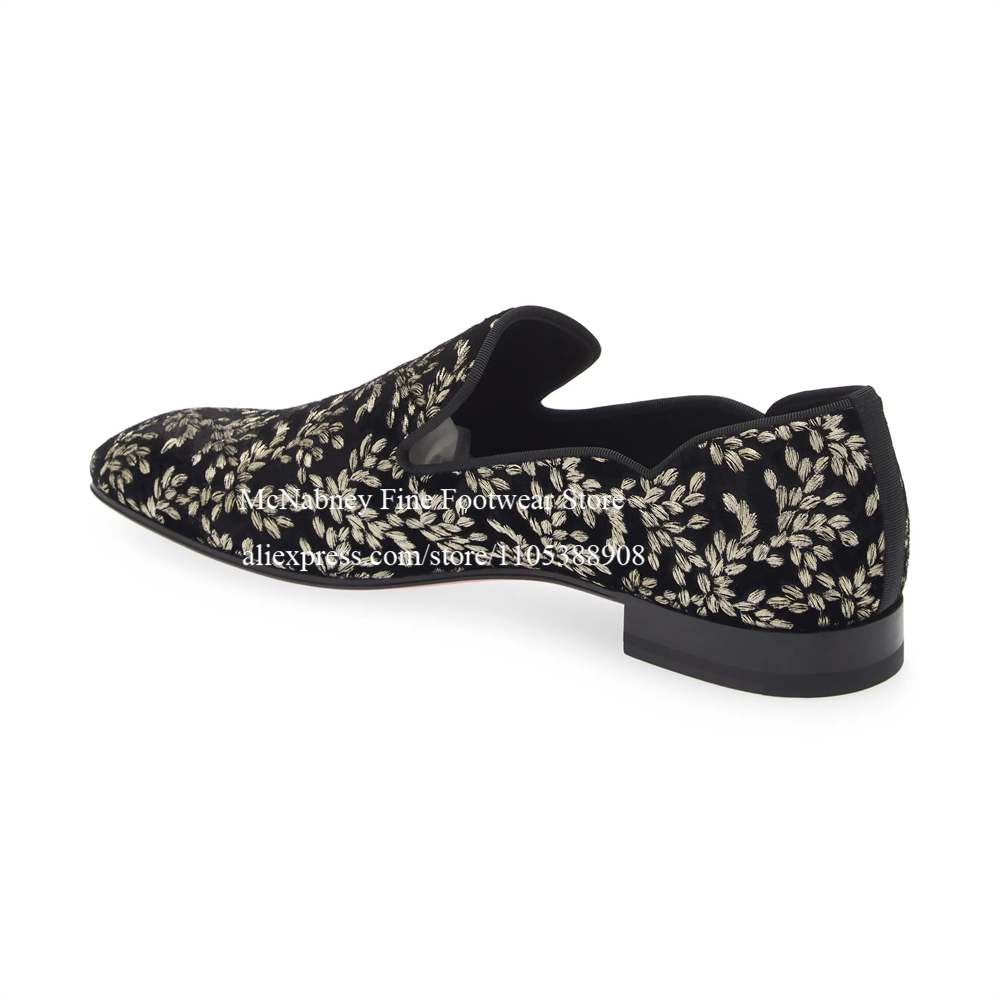 Siyah İpek Kadife Slip-On Loaf - Men'S Formal Party Wear Shoes incelemesi ve fiyatı