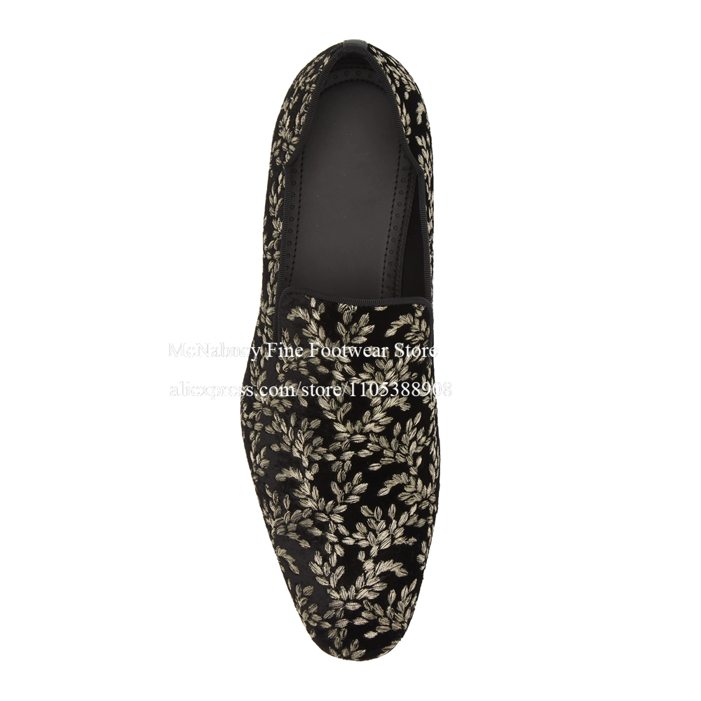 Siyah İpek Kadife Slip-On Loaf - Men'S Formal Party Wear Shoes incelemesi ve fiyatı
