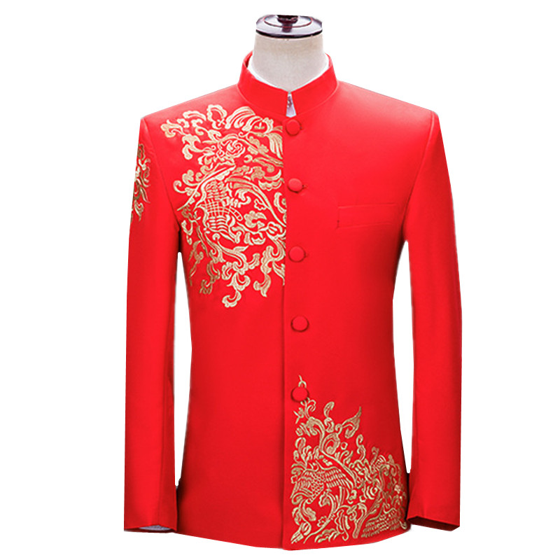 Yeni Erkekler İşlemeli Takım E - Men'S Vintage Formal Wear incelemesi ve fiyatı