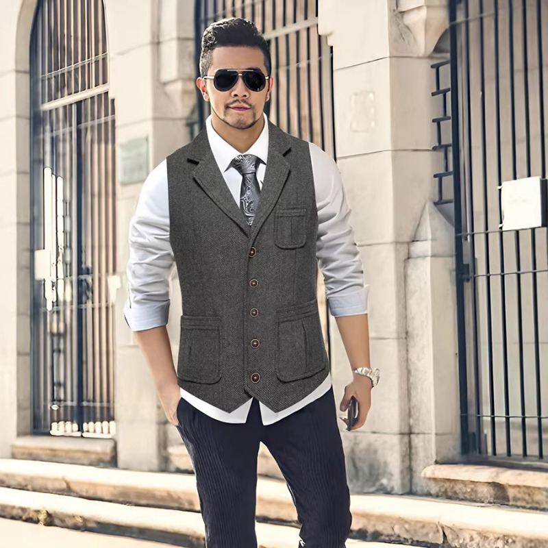 Erkek Balıksırtı Desenli Tüvit - Men'S Vintage Formal Wear incelemesi ve fiyatı