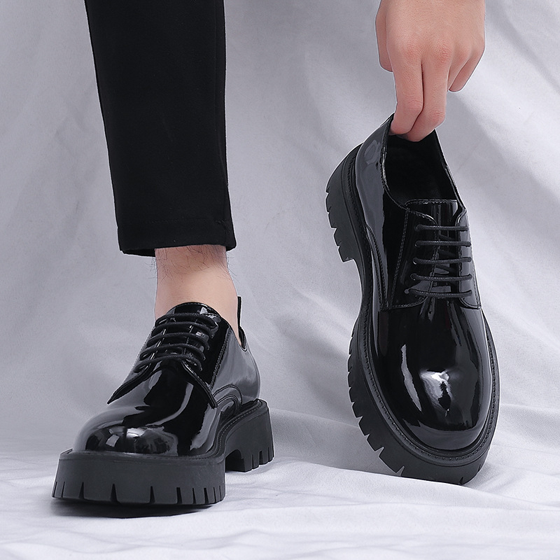 Erkek Siyah Rugan Bağcıklı Kal - Men Formal Wear All Black incelemesi ve fiyatı