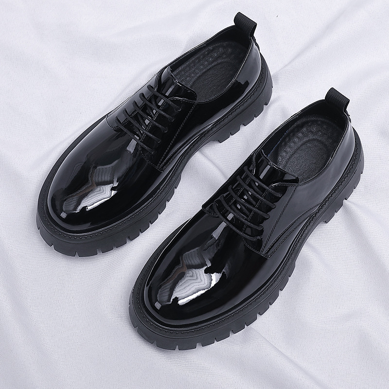 Erkek Siyah Rugan Bağcıklı Kal - Men Formal Wear All Black incelemesi ve fiyatı