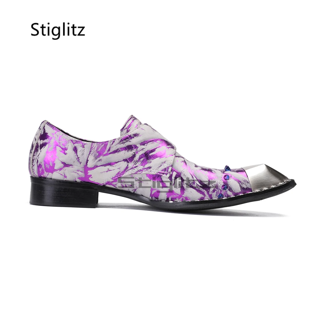 Mor Baskılar Hakiki Deri erkek - Men'S Formal Party Wear Shoes incelemesi ve fiyatı