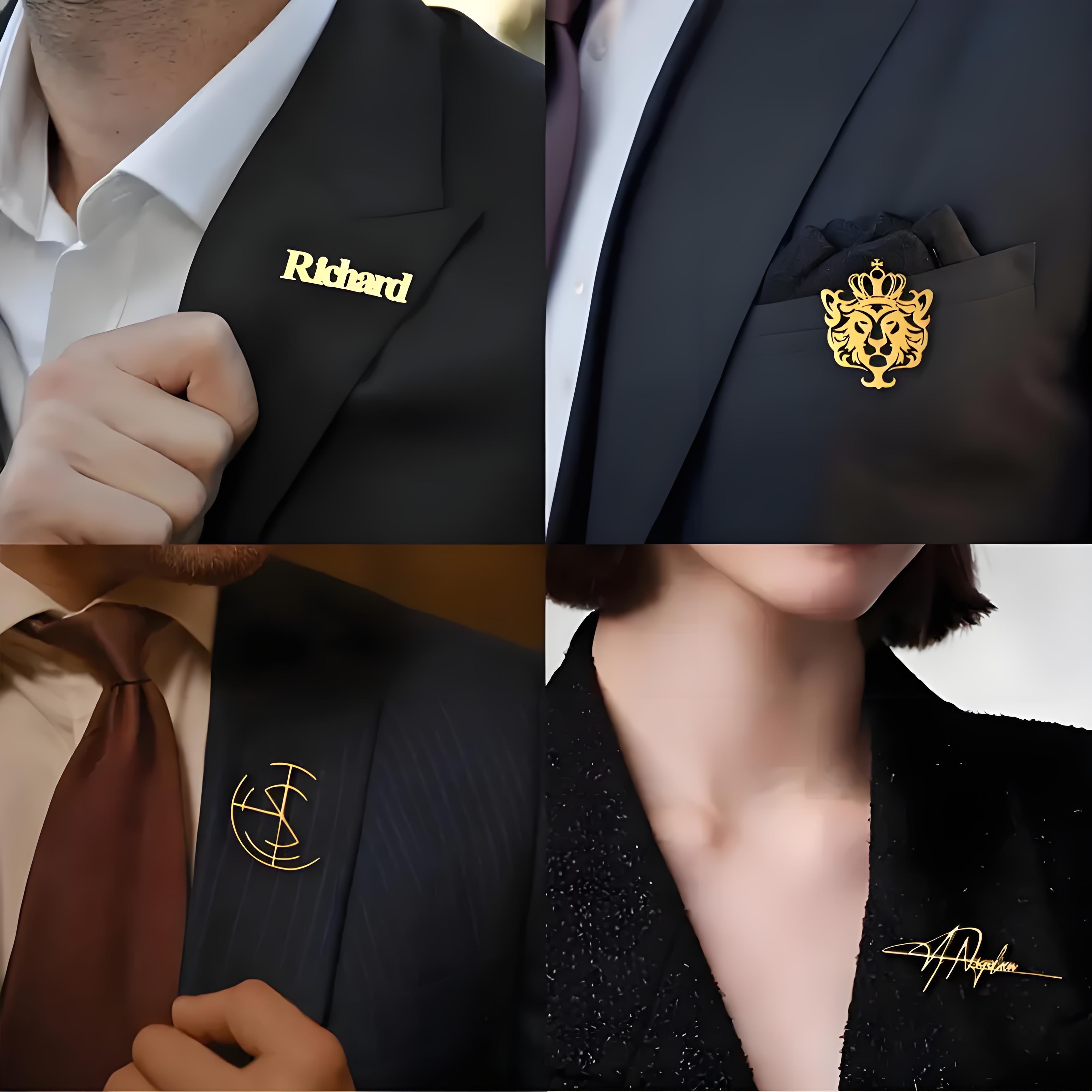 Erkekler İçin Lüks Özel Logo B - Men'S Formal Wear Jewelry incelemesi ve fiyatı