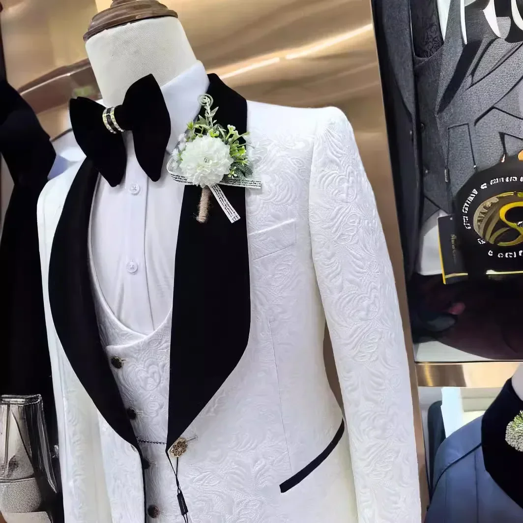 Erkekler İçin 3 Parça Çiçek De - Men Formal Wear 2025 incelemesi ve fiyatı