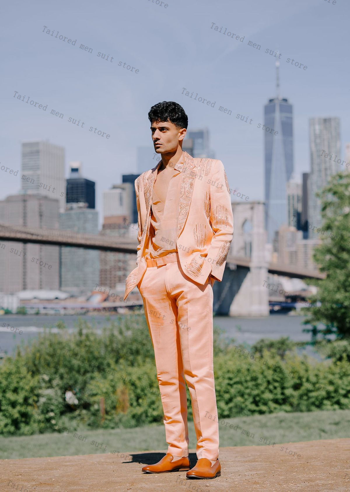 Lüks Kristaller Erkek Takım El - Men Formal Wear Wedding Guest incelemesi ve fiyatı