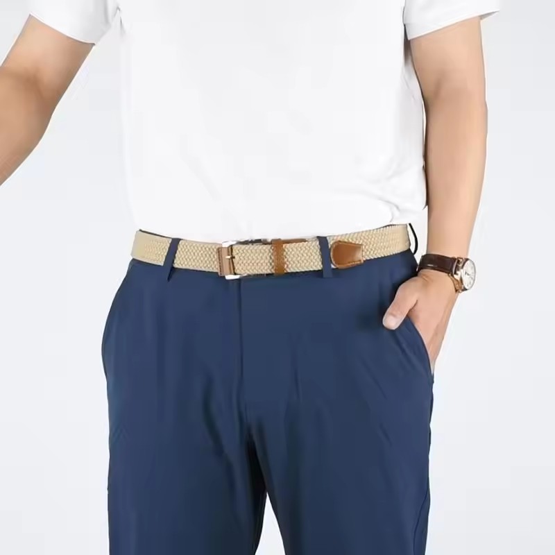 1 adet yeni lüks erkek elastik - Men'S Formal Wear Belt incelemesi ve fiyatı