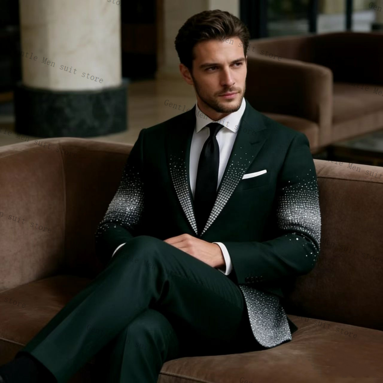 Kristaller Damat Yeşil Erkek T - Men Formal Wear Green incelemesi ve fiyatı
