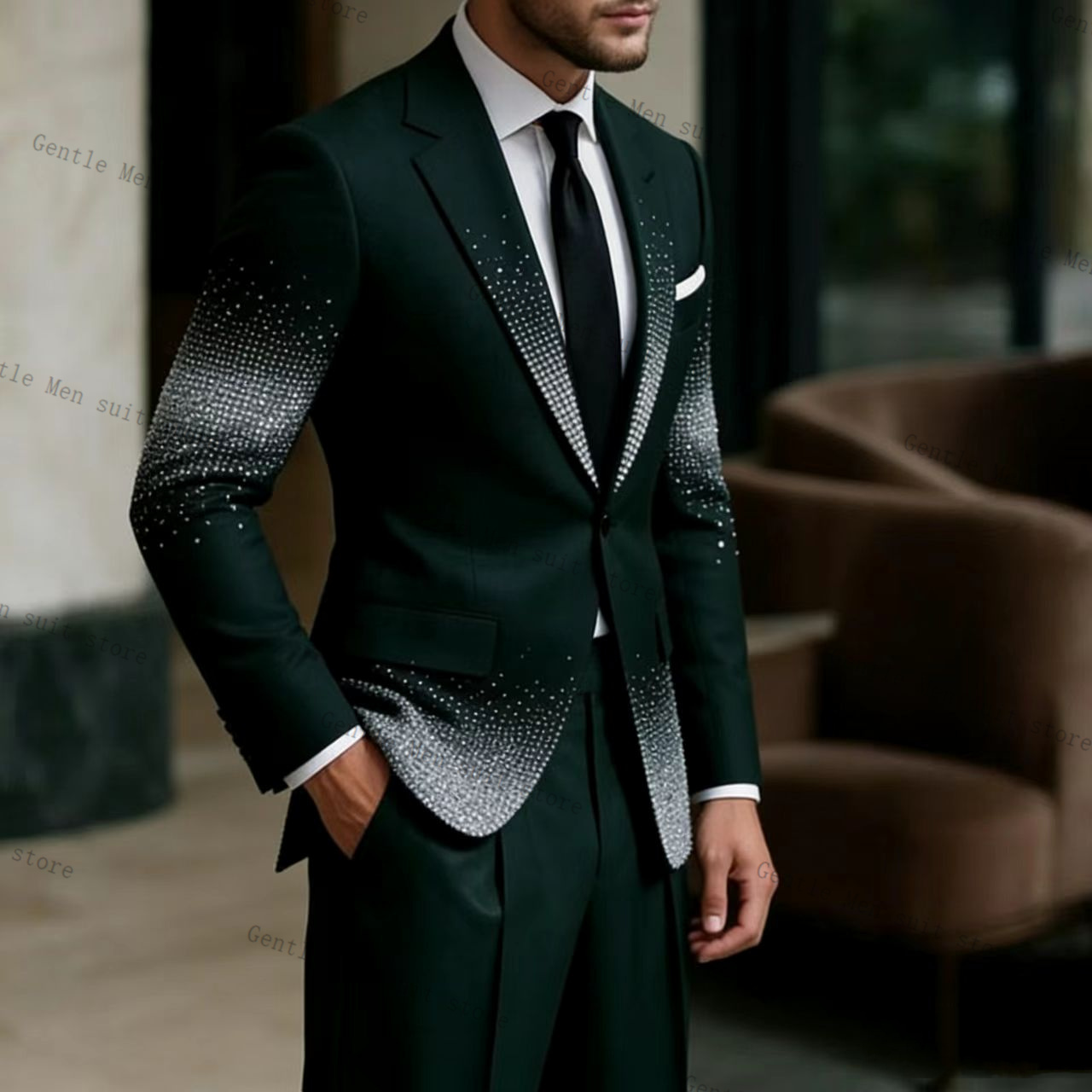 Kristaller Damat Yeşil Erkek T - Men Formal Wear Green incelemesi ve fiyatı